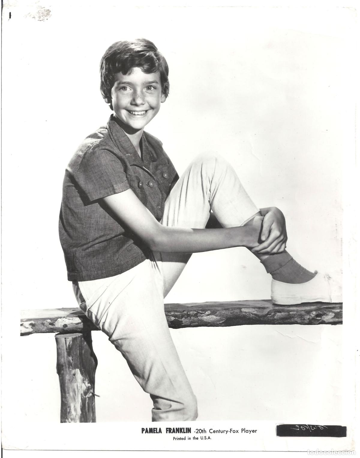 Cinema: F36025 PAMELA FRANKLIN FOTO B/N ORIGINAL AMERICANA