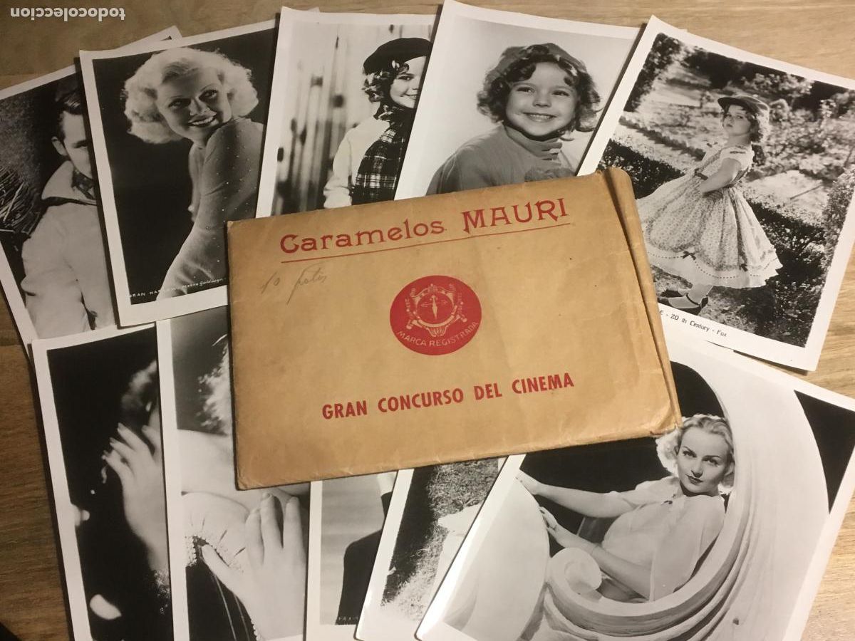 Kino: caramelos mauri gran concurso del cinema coleccion 10 fotos de cine originales a&ntilde;os 40-50