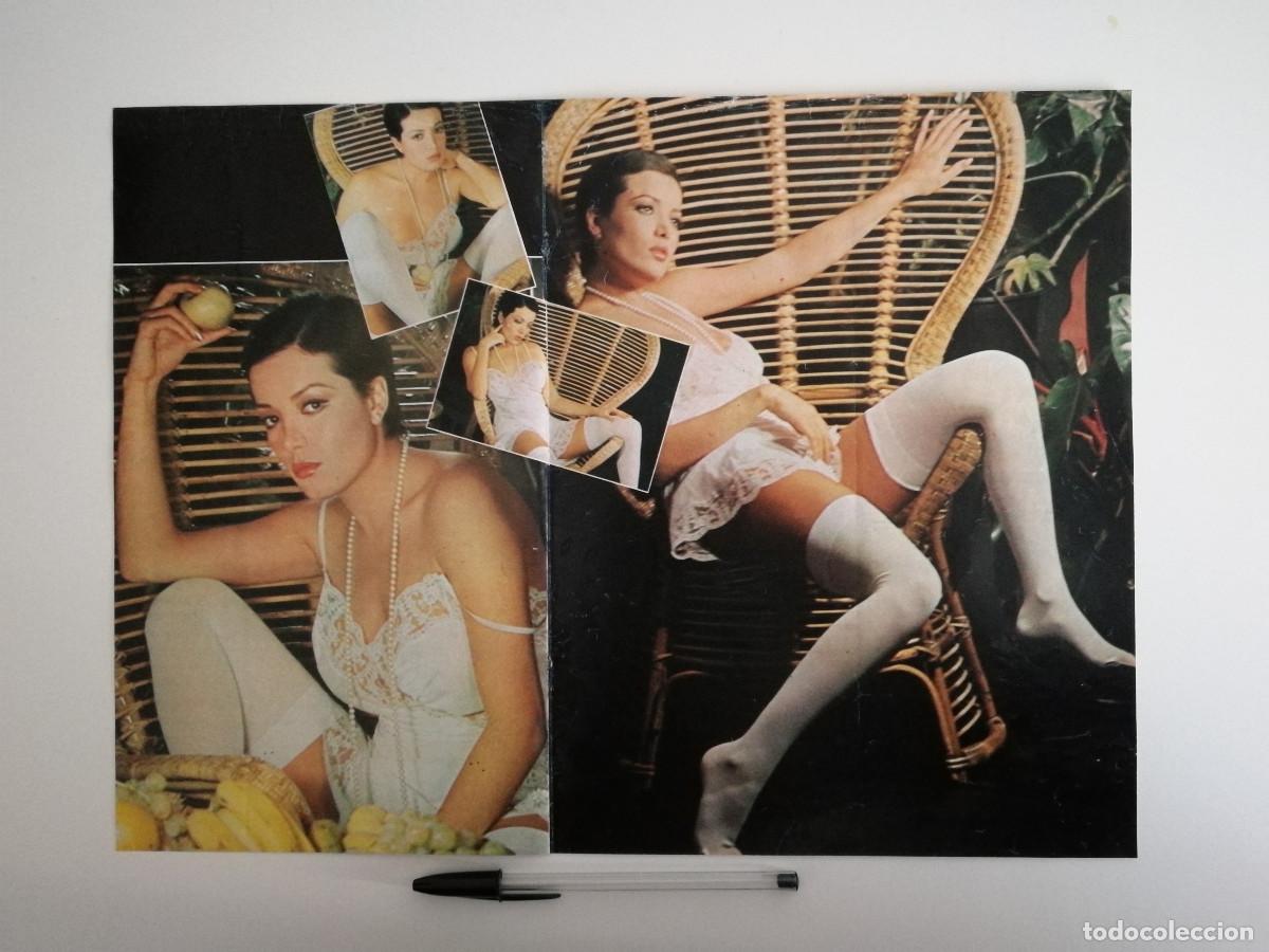 Cin&eacute;ma: ANTIGUO ANUNCIO ENCARTONADO - AGATHA LYS - CINE ESPA&Ntilde;OL - DESTAPE - 70s