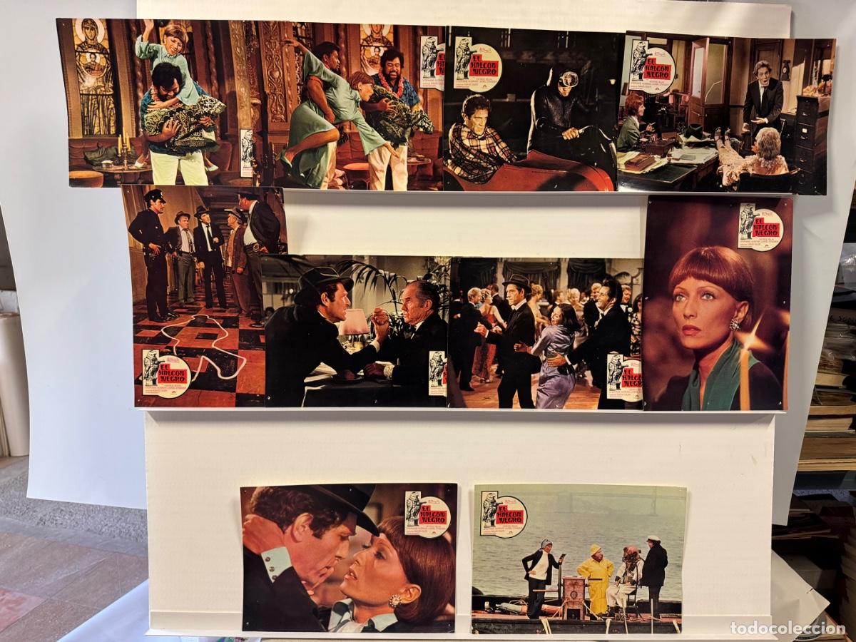 Cine: El halcon negro, George Segal, 10 fotocromos