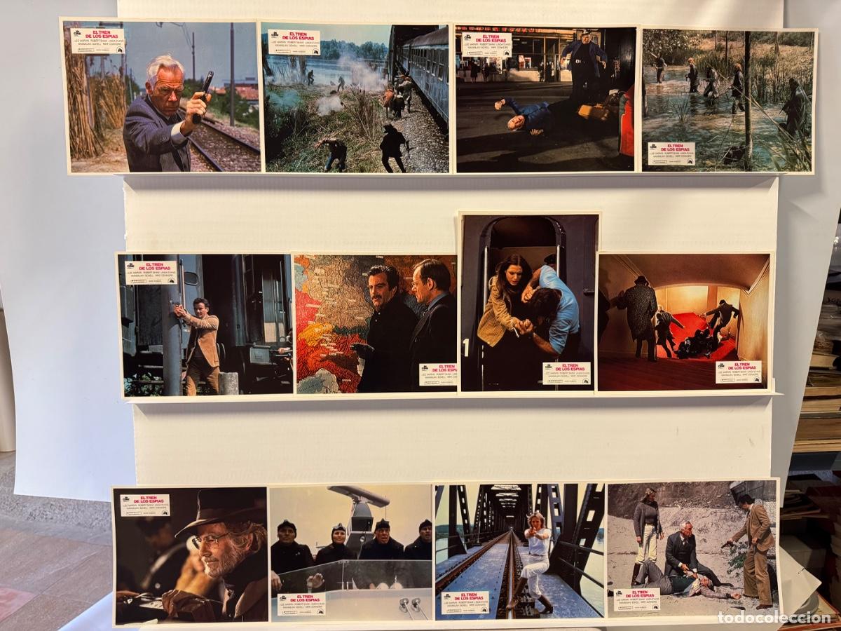 Cine: El tren de los espias, Robert Shaw, 12 fotocromos