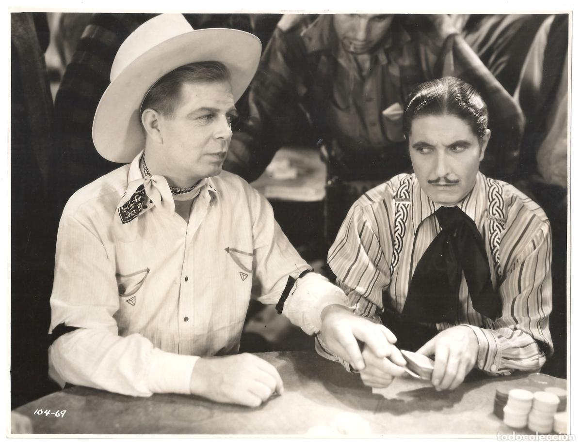 Cinema: F36084 HOOT GIBSON ROY D'ARCY THE GAY BUCKAROO FOTO B/N ORIGINAL INGLESA