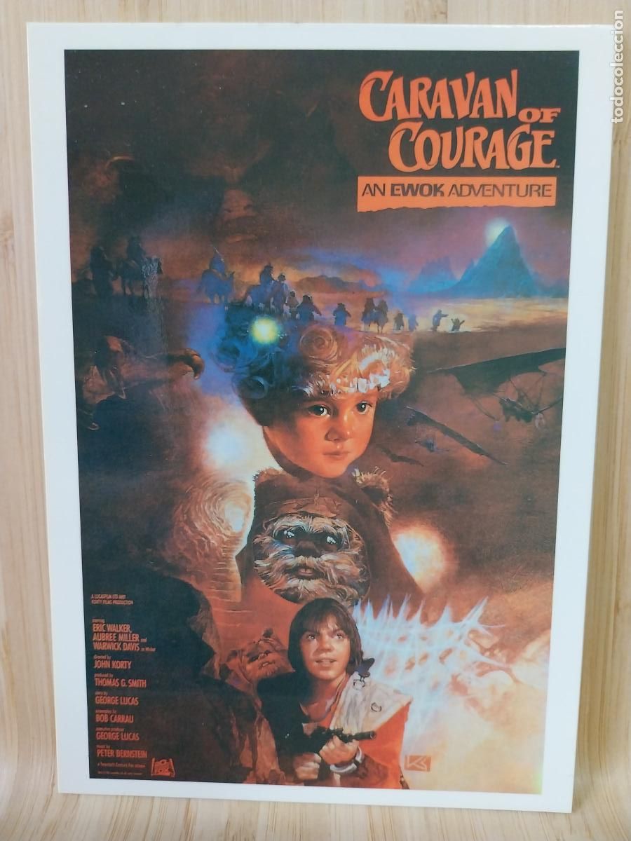 Kino: EWOK ADVENTURE CARAVAN OF COURAGE ED COLDIES PUBLICATIONS A 128 SC A&Ntilde;OS 80 ORIGINAL *