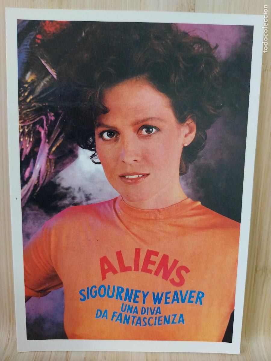 Kino: ALIENS SIGOURNEY WEAVER ED COLECCION ESTRELLAS 15 A&Ntilde;OS 80 SC ORIGINAL