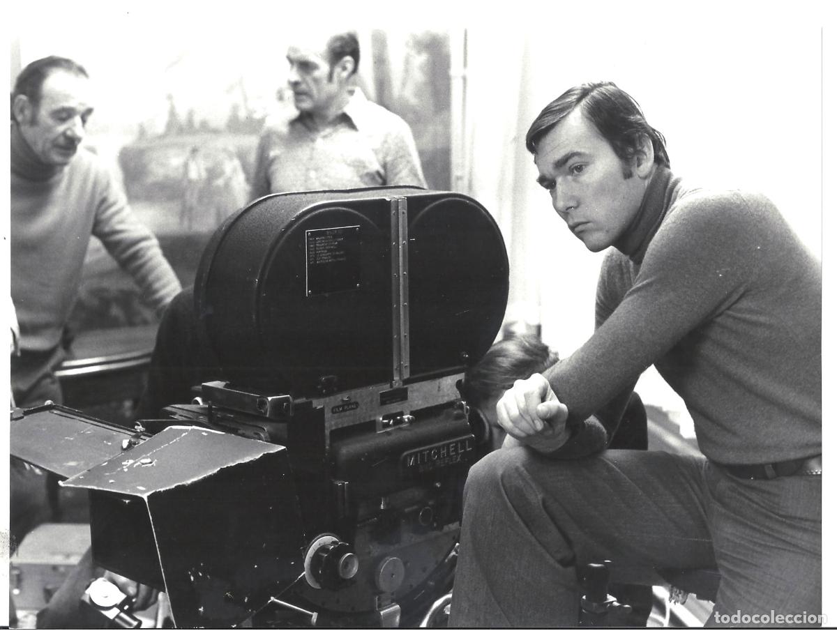 Cinema: F36091 YVES BOISSET DIRECTOR camara FOTO B/N ORIGINAL ESPA&Ntilde;OLA