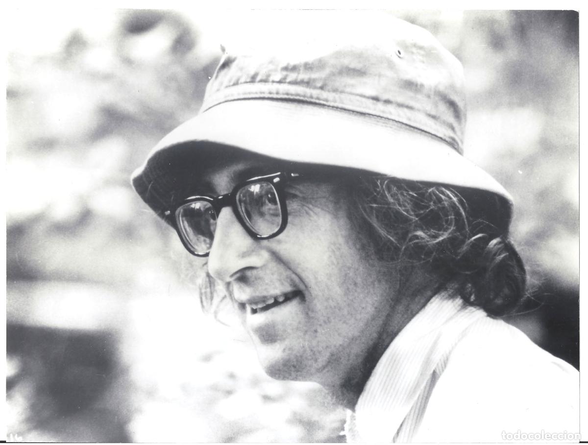 Kino: F36092 WOODY ALLEN DIRECTOR FOTO B/N ORIGINAL ESPA&Ntilde;OLA