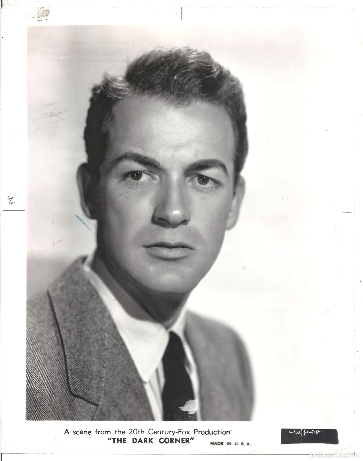 Cinema: F36128 MARK STEVENS ENVUELTO EN LA SOMBRA FOTO B/N ORIGINAL AMERICANA