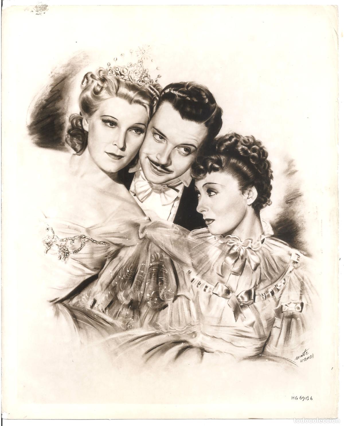 Cinema: F36144 EL GRAN VALS LUISE RAINER FERNAND GRAVEY MILIZA KORJUS FOTO B/N ORIGINAL AMERICANA