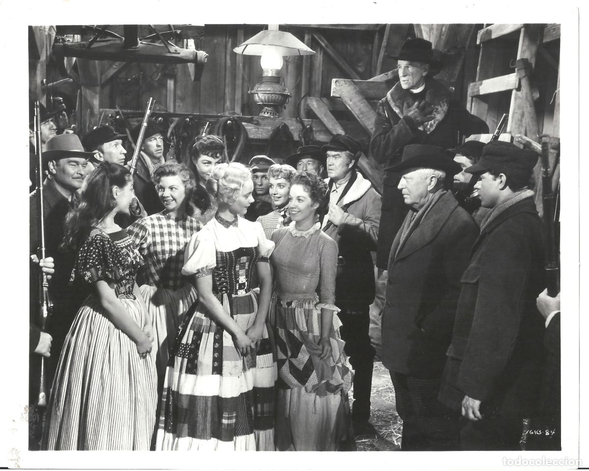 Cinema: F36145 ELIZABETH HOLMES EARL BARTON SIETE NOVIAS PARA SIETE HERMANOS FOTO B/N ORIGINAL AMERICANA