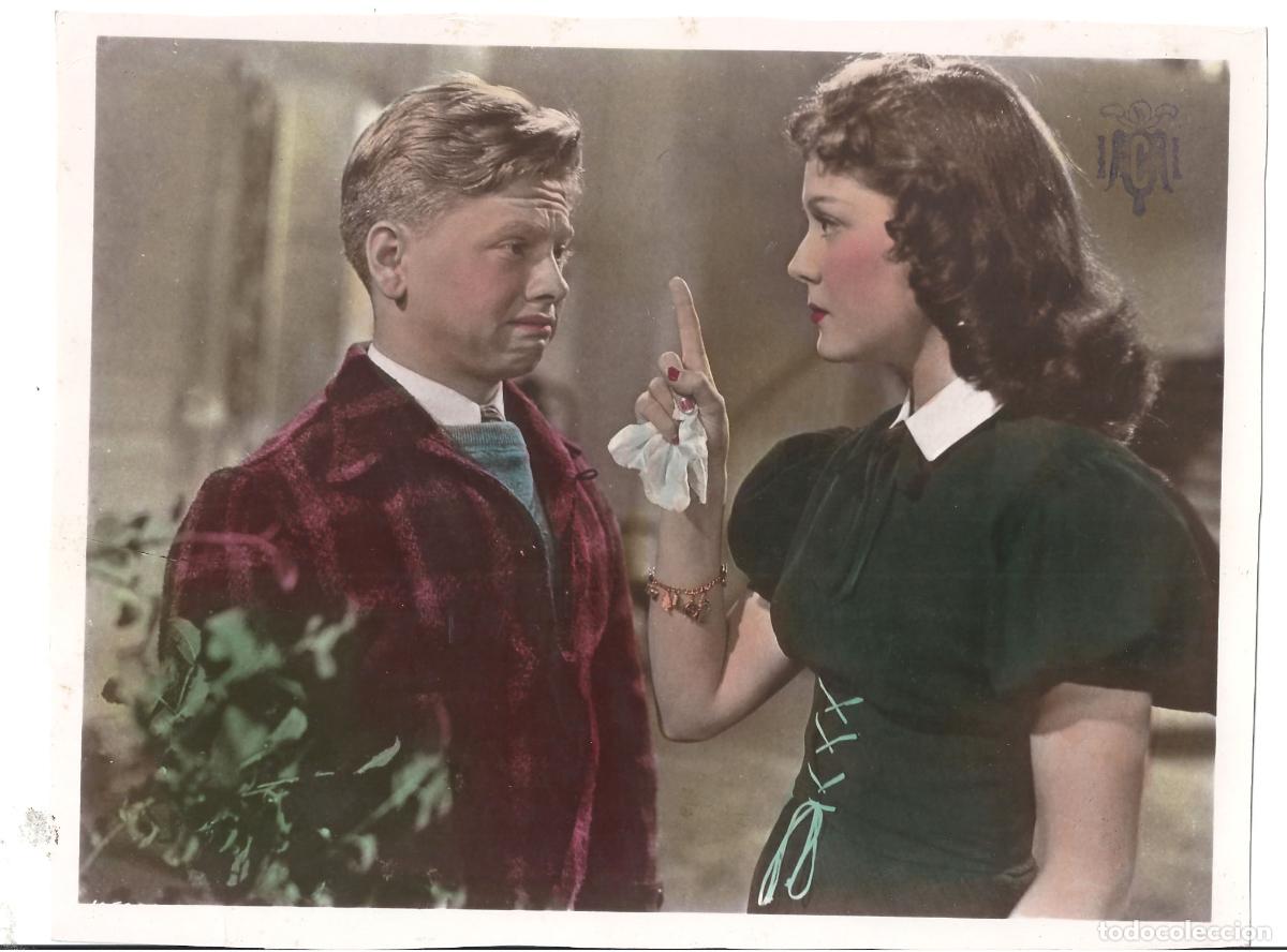 Cine: F36149 MICKEY ROONEY FOTO COLOREADA ORIGINAL AMERICANA