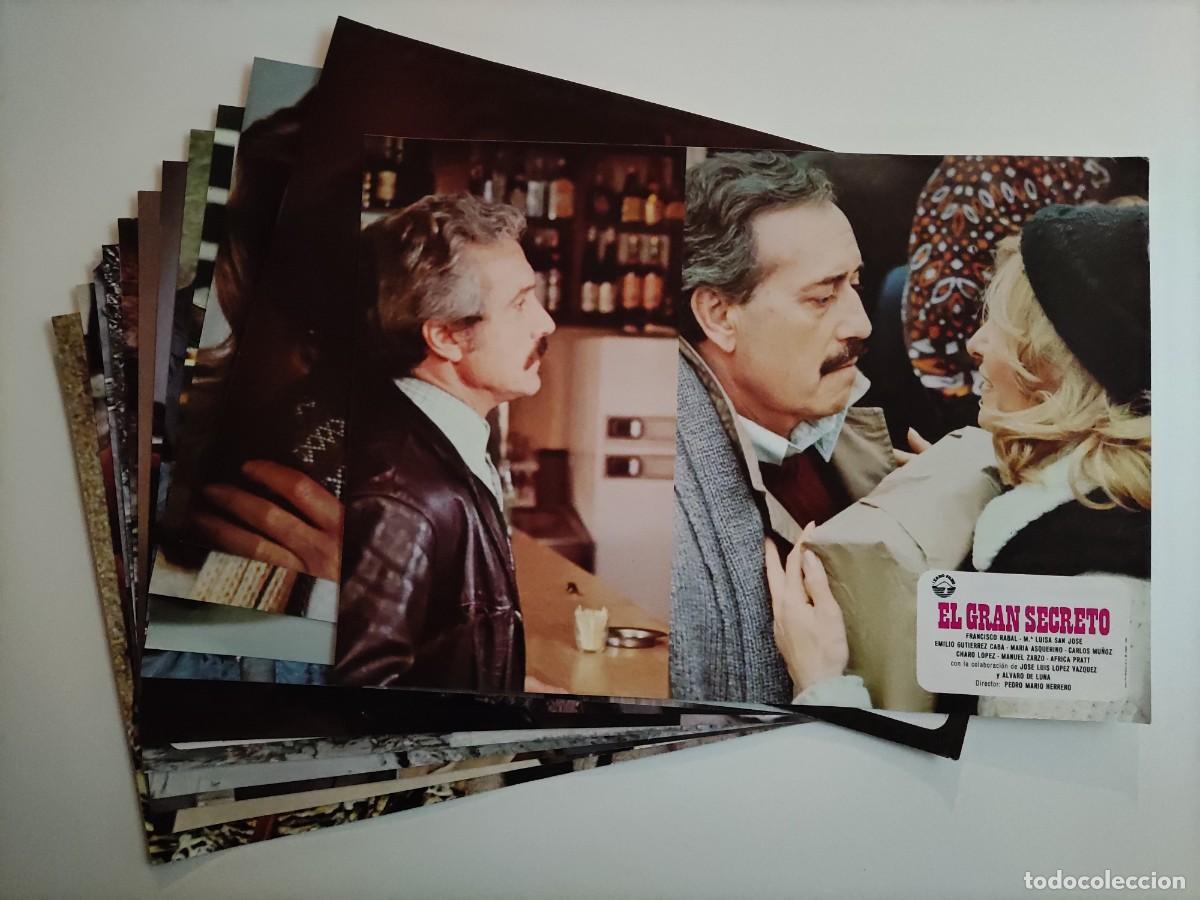 Cine: FT 445 - 12 Fotocromos El gran secreto - Francisco Rabal, M&ordf; Luisa San Jos&eacute;
