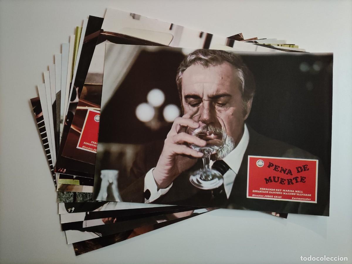 Cine: FT 446 - 12 Fotocromos Pena de muerte - Fernando Rey, Marisa Mell