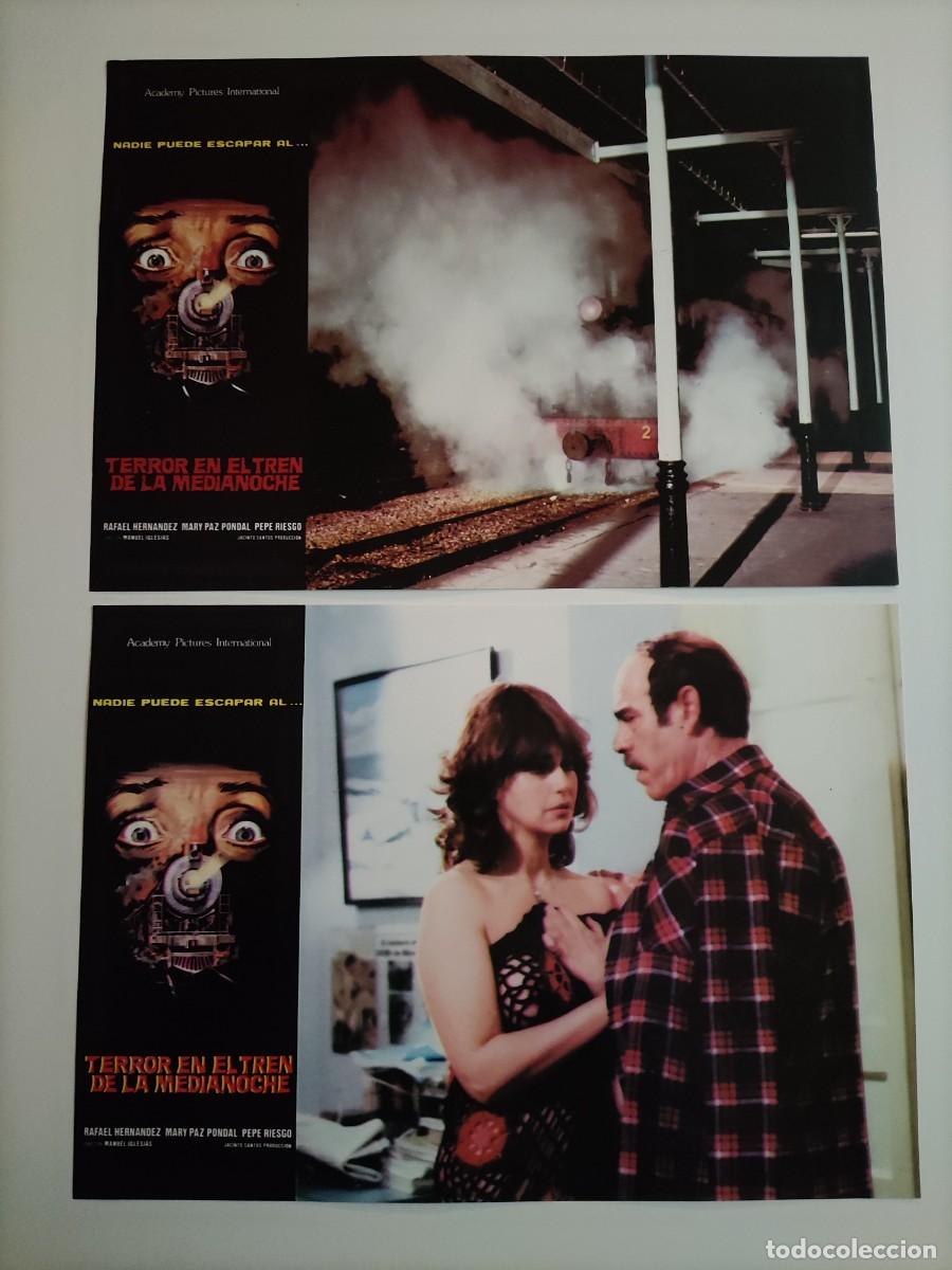 Cine: FT 449 - 12 Fotocromos Terror en el tren de la medianoche - Rafael Hern&aacute;ndez, Mary Paz Poundal