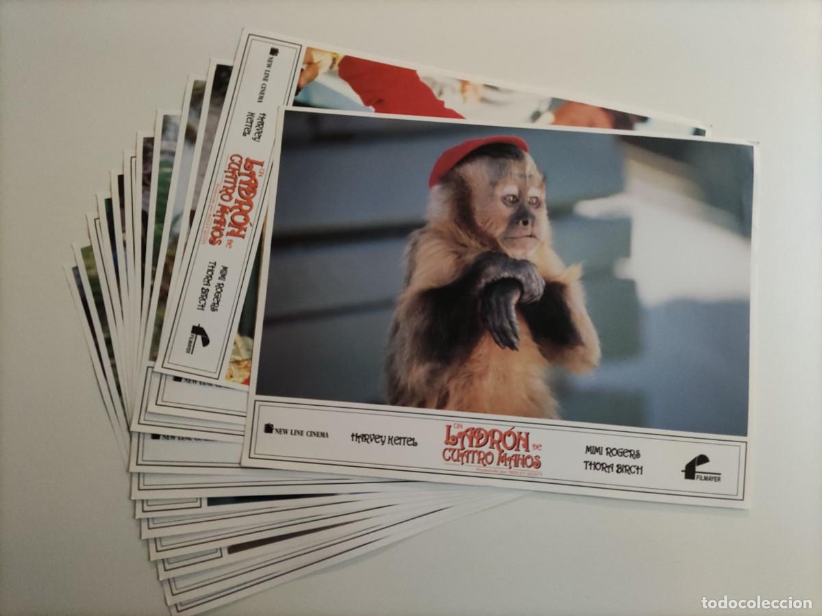 Cine: FT 450 - 12 Fotocromos Un ladr&oacute;n de cuatro manos - Hervey Kietel, Mimi Rogers