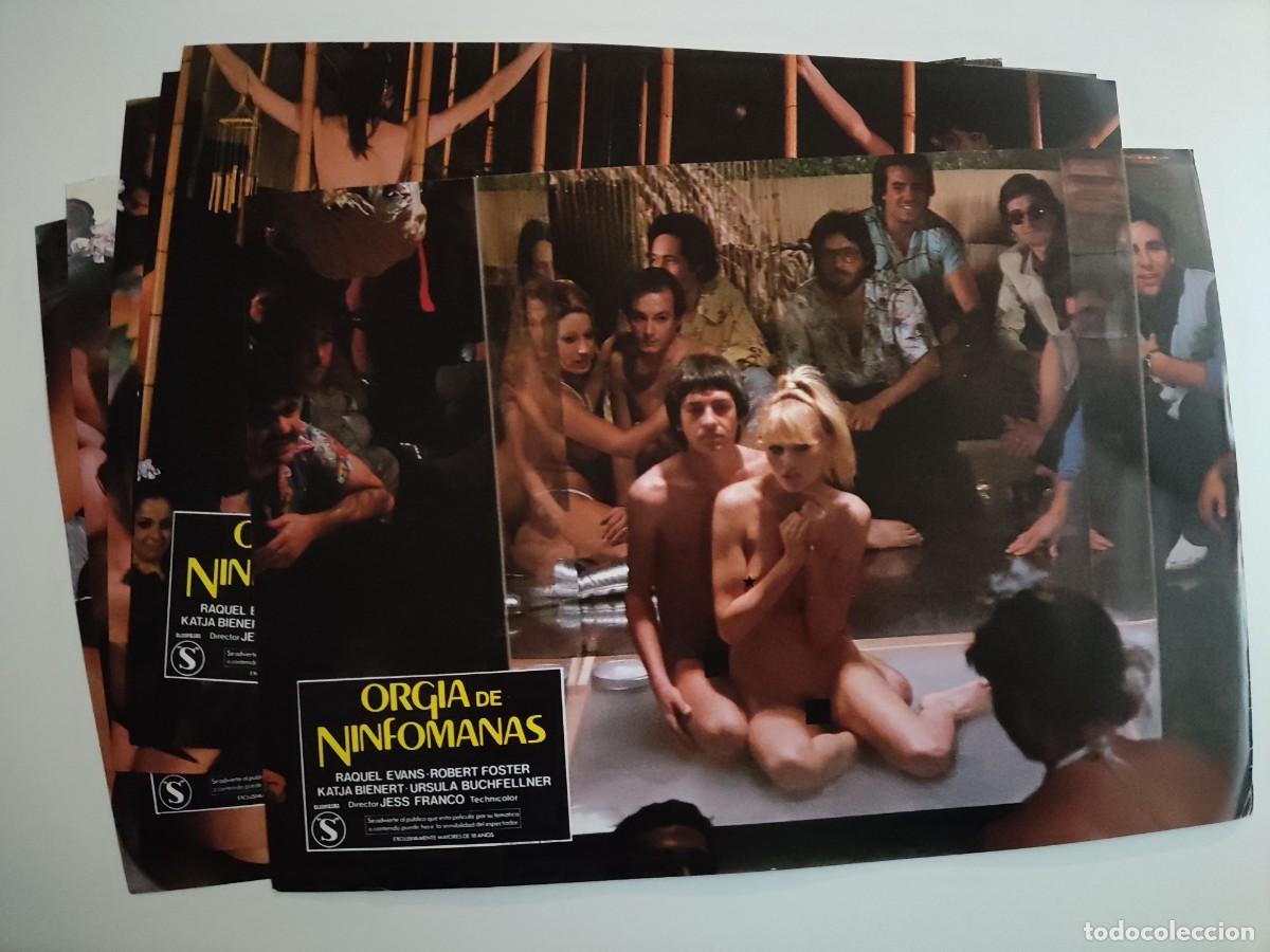 Cine: FT 453 - 6 Fotocromos Org&iacute;a de ninf&oacute;manas - Raquel Evans, Robert Foster