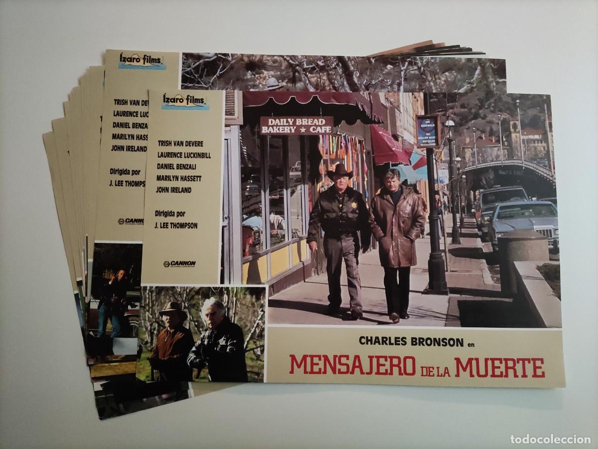 Cine: FT 454 - 12 Fotocromos Mensajero de la muerte - Charles Bronson, John Ireland