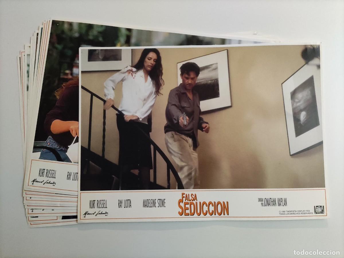 Cine: FT 458 - 12 Fotocromos Falsa seduccion - Kurt Russell, Ray Liotta