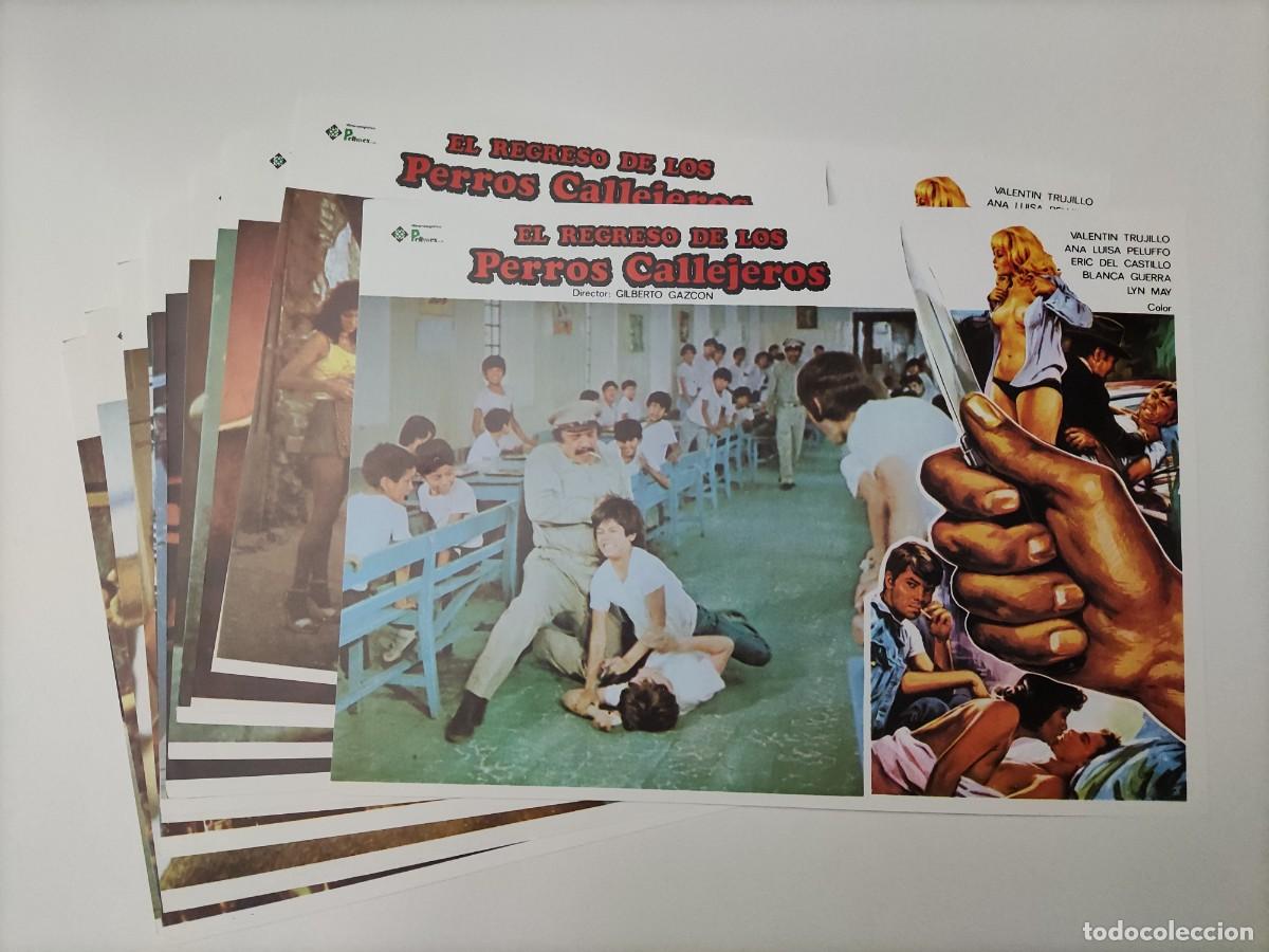 Cine: FT 468 - 12 Fotocromos El regreso de los perros callejeros - Valent&iacute;n Trujillo, Ana Luisa Peluffo