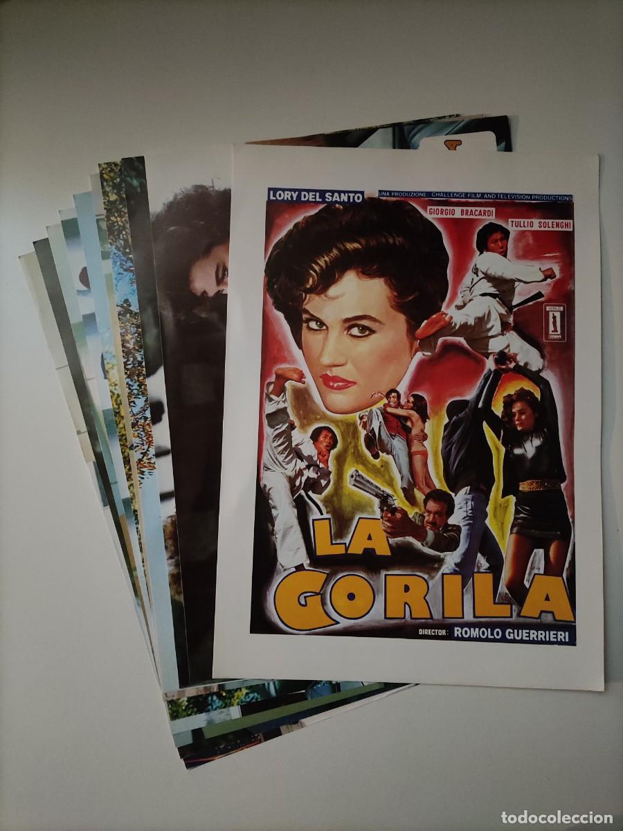 Cine: FT 472 - 9+1 Fotocromos La gorila - Lory Del Santo, Giorgio Bracardi