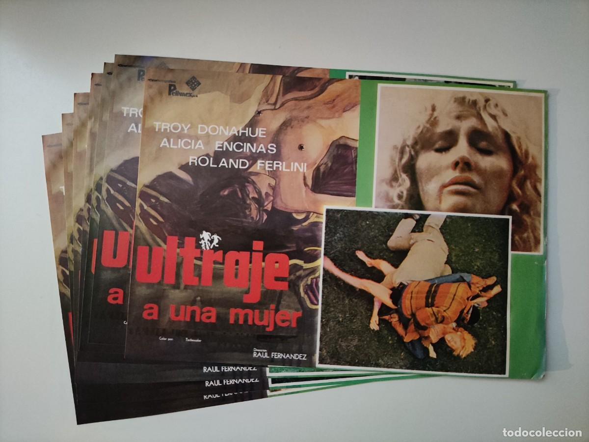 Cine: FT 473 - 8 Fotocromos Ultraje a una mujer - Troy Donahue, Alicia Encinas