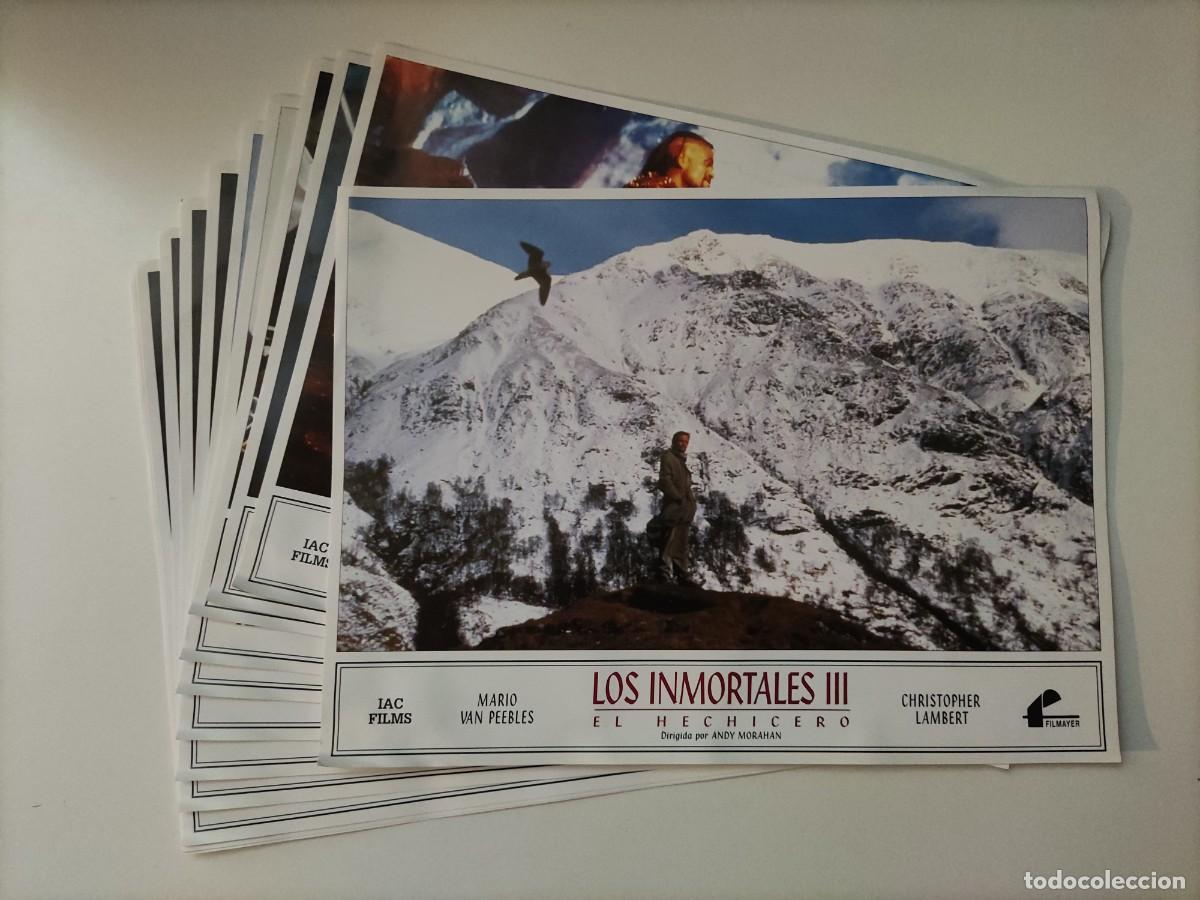 Cine: FT 479 - 12 Fotocromos Los inmortales III El hechicero - Christopher Lambert, Mario Van Peebles