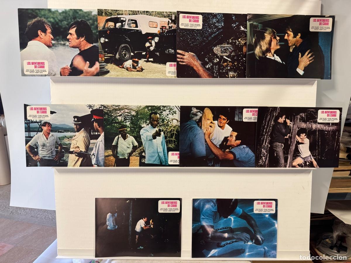 Cine: Los aventureros del Caribe, Rod Taylor, 10 fotocromos
