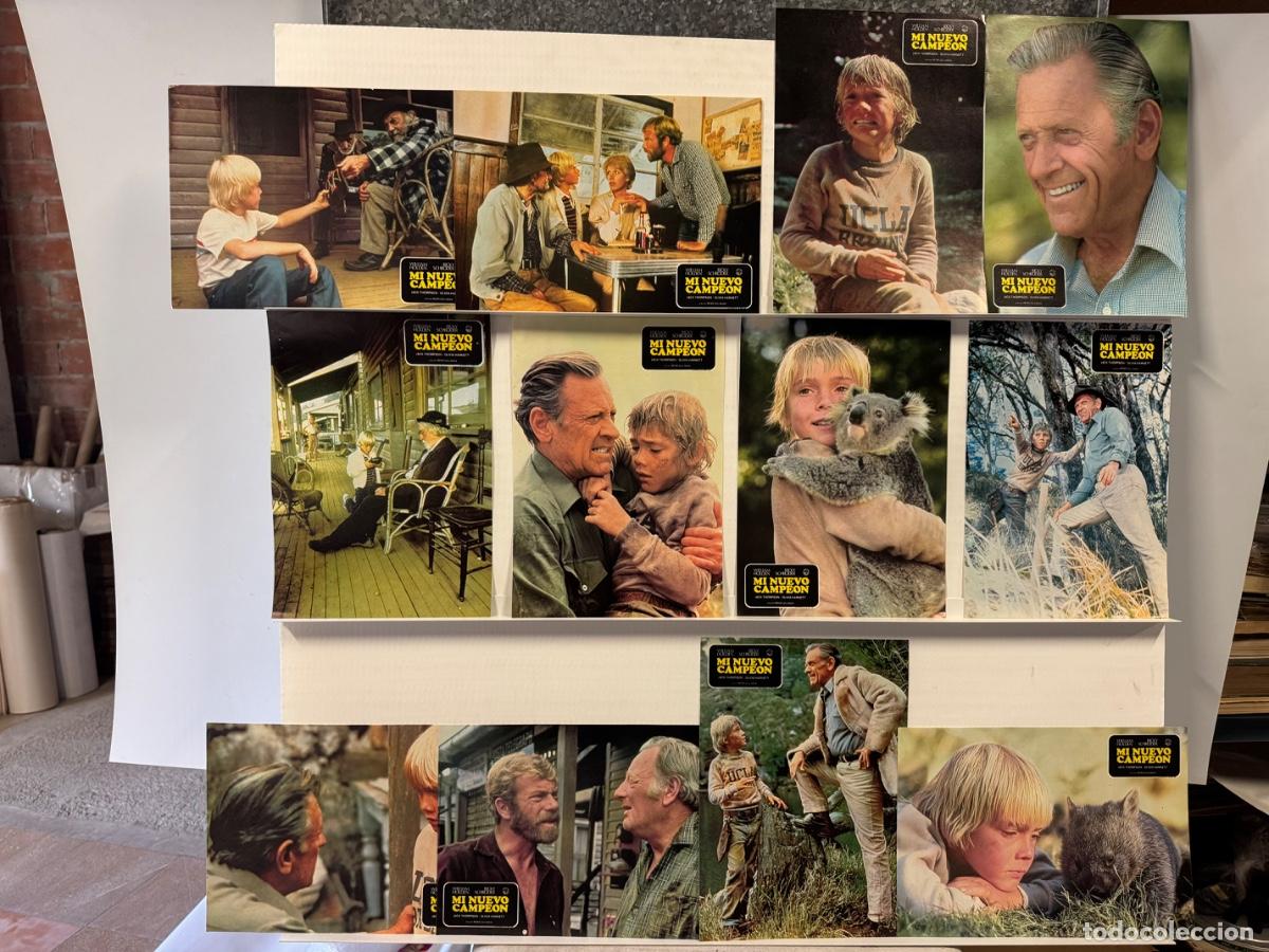 Cine: Mi nuevo campeon, William Holden, Ricky Schroder, 12 fotocromos