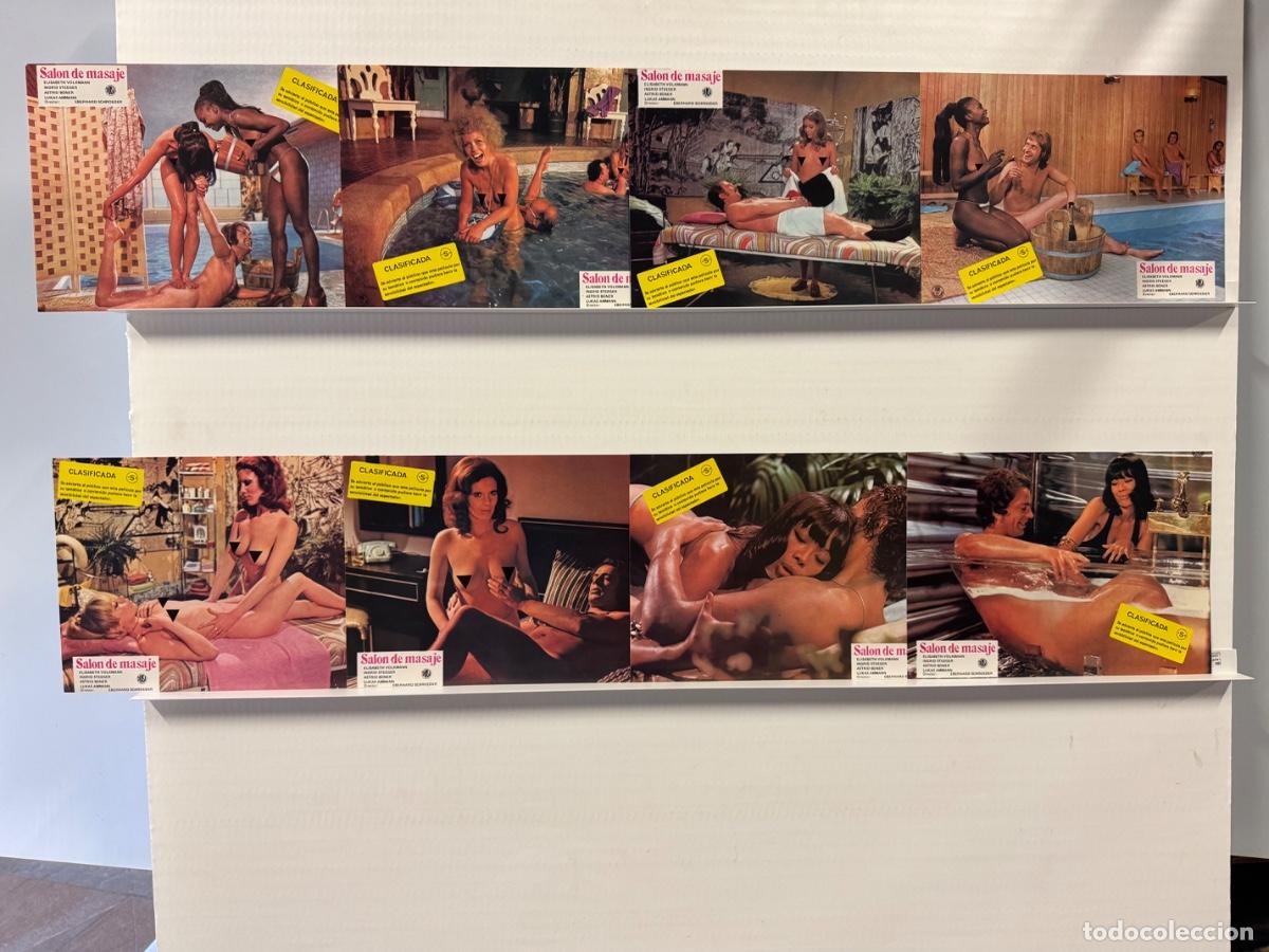 Cine: Salon de masaje, Elisabeth Volkmann, 8 fotocromos