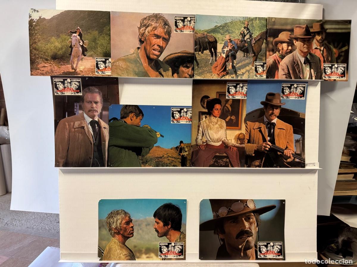 Cine: Los ultimos hombres duros, James Coburn, Barbara Hershey, 10 fotocromos