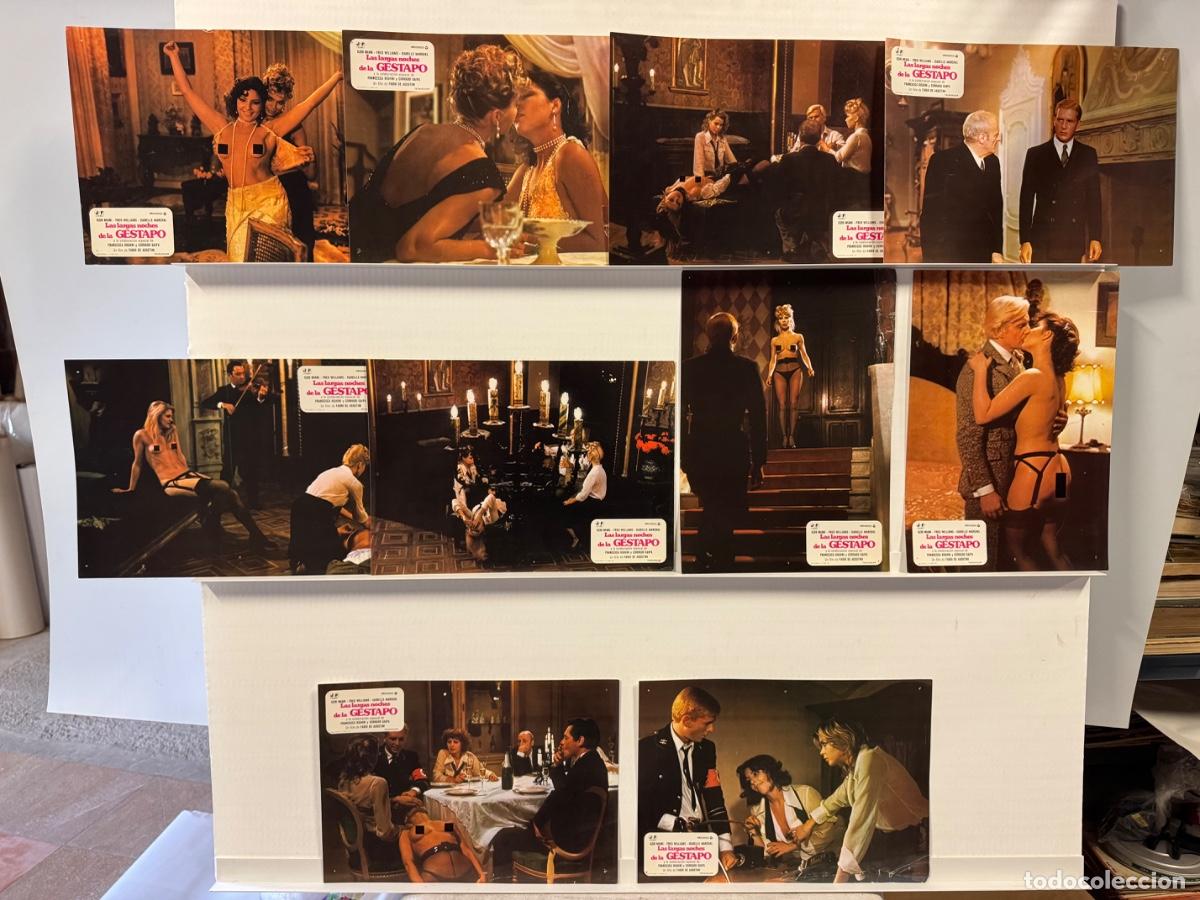 Cine: Las largas noches de la Gestapo, Ezio Miani, Fred Williams, 10 fotocromos