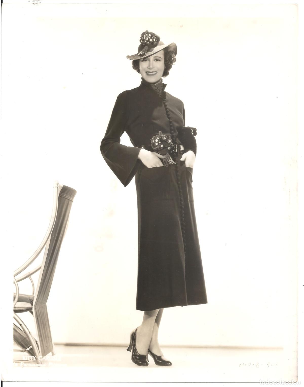 Cinema: F36166 KITTY CARLISLE FOTO B/N ORIGINAL AMERICANA