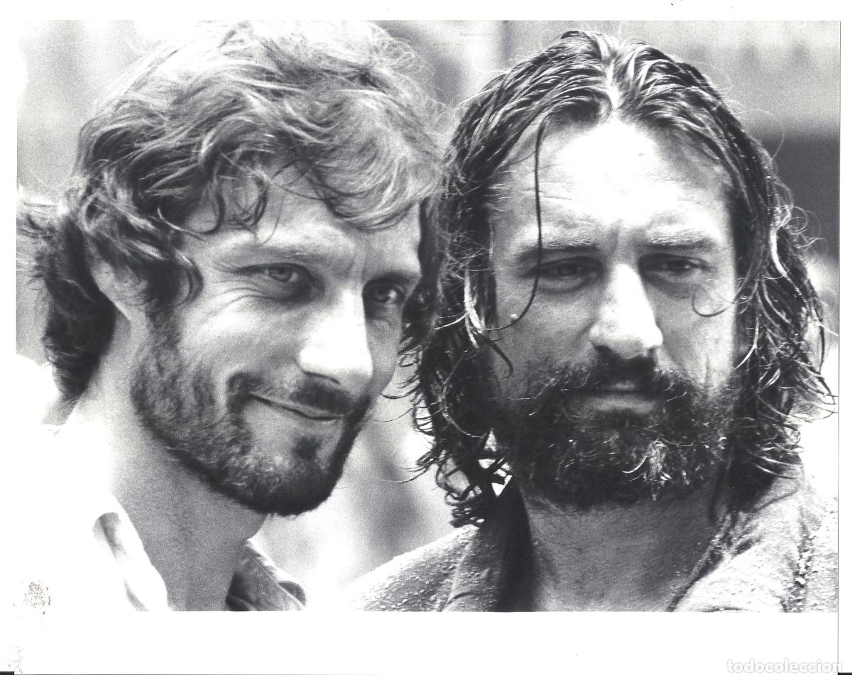 Cinema: F36173 ROBERT DE NIRO ROLAND JOFFE DIRECTOR LA MISION FOTO B/N ORIGINAL AMERICANA