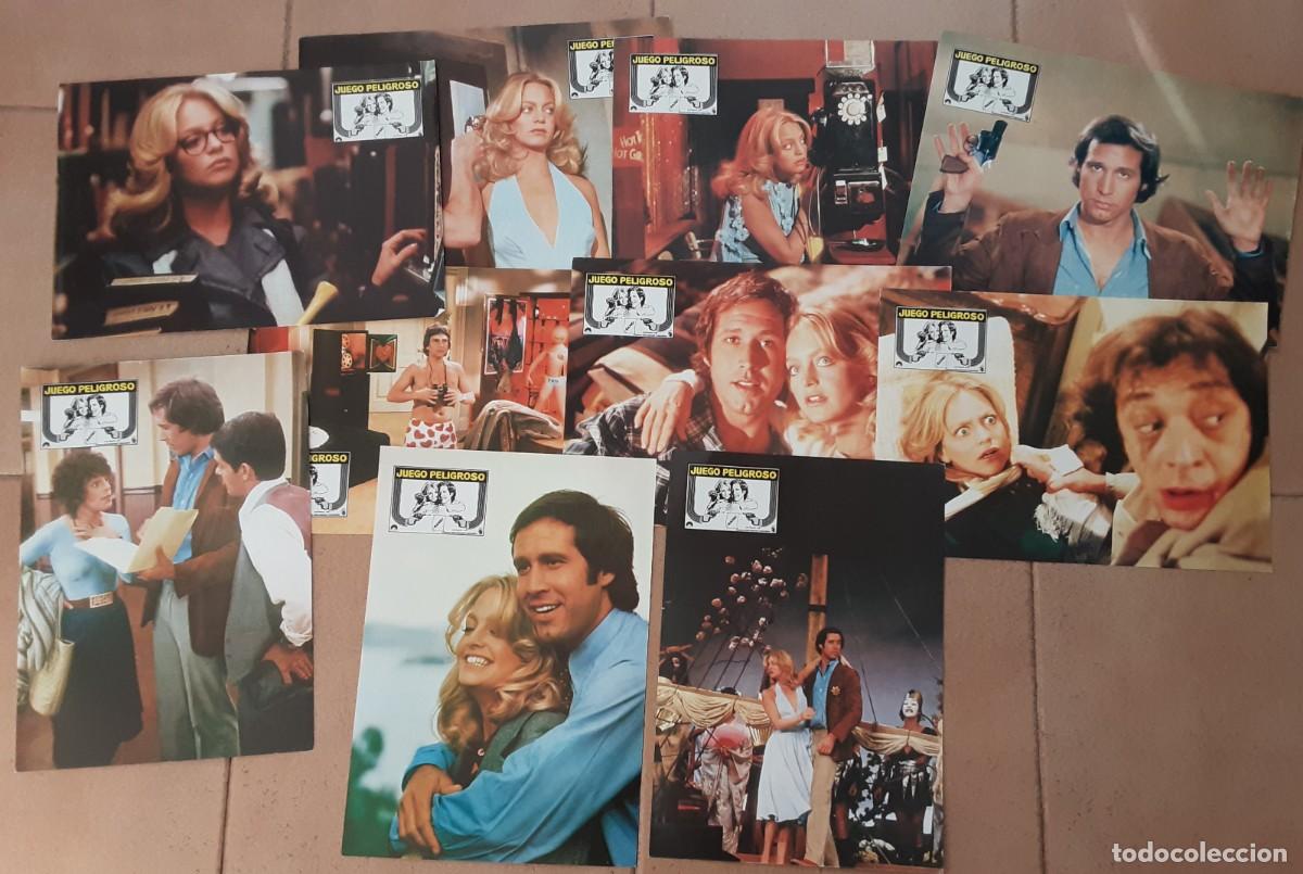 Cine: Juego peligroso, Goldie Hawn, lote de diez fotocromos de la pel&iacute;cula