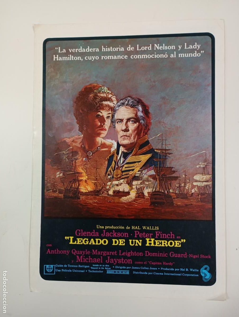 Cinema: FICHA CARTEL PEL&Iacute;CULA LEGADO DE UN HOMBRE. GLENDA JACKSON. TDKR38