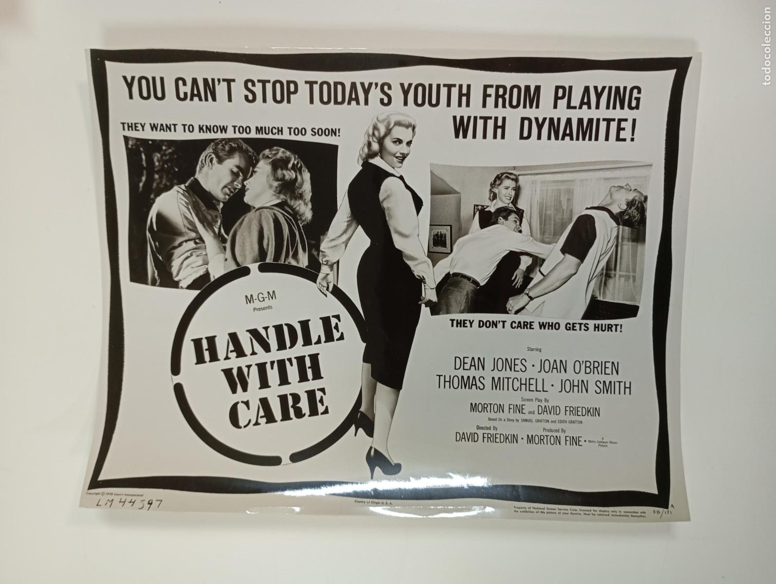 Cinema: FOTOCROMO PEL&Iacute;CULA HANDLE WITH CARE. DEAN JONES. JEAN O'BRIEN. TDKR38