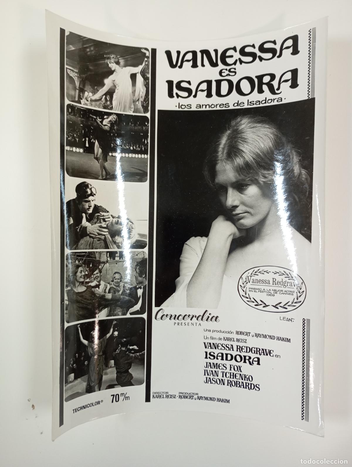 Cinema: FOTOCROMO PEL&Iacute;CULA VANESSA ES ISADORA. VANESSA REDGRAVE. JAMES FOX. TDKR38