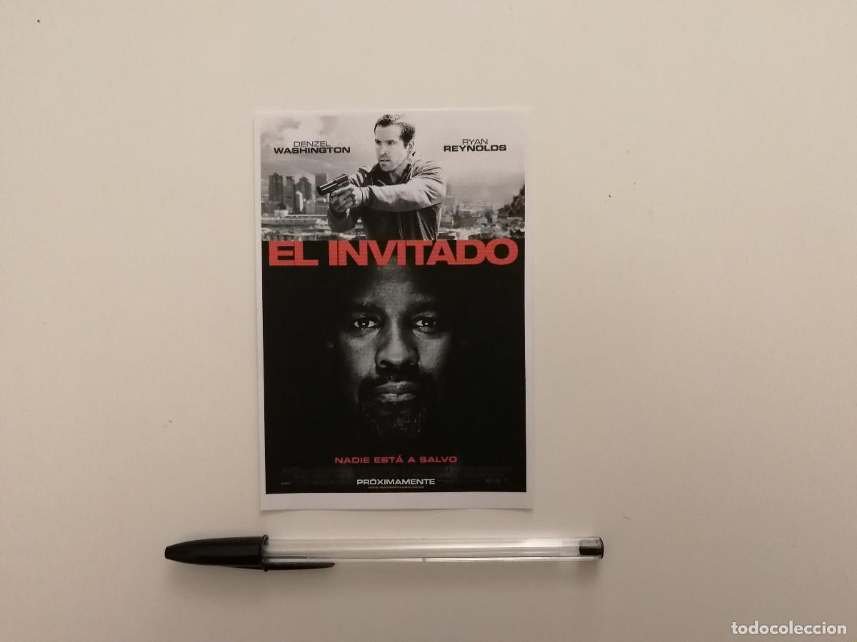 Cinema: IMPRESO PAPEL -9*13- EL INVITADO - DENZEL WASHINGTON - RYAN REYNOLDS
