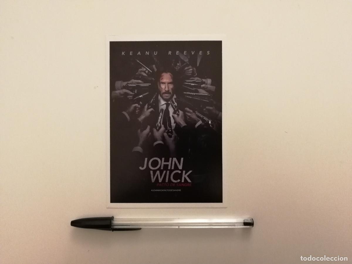 Cinema: FICHA COLECCIONABLE -10*15- JOHN WICK - KEANU REEVES