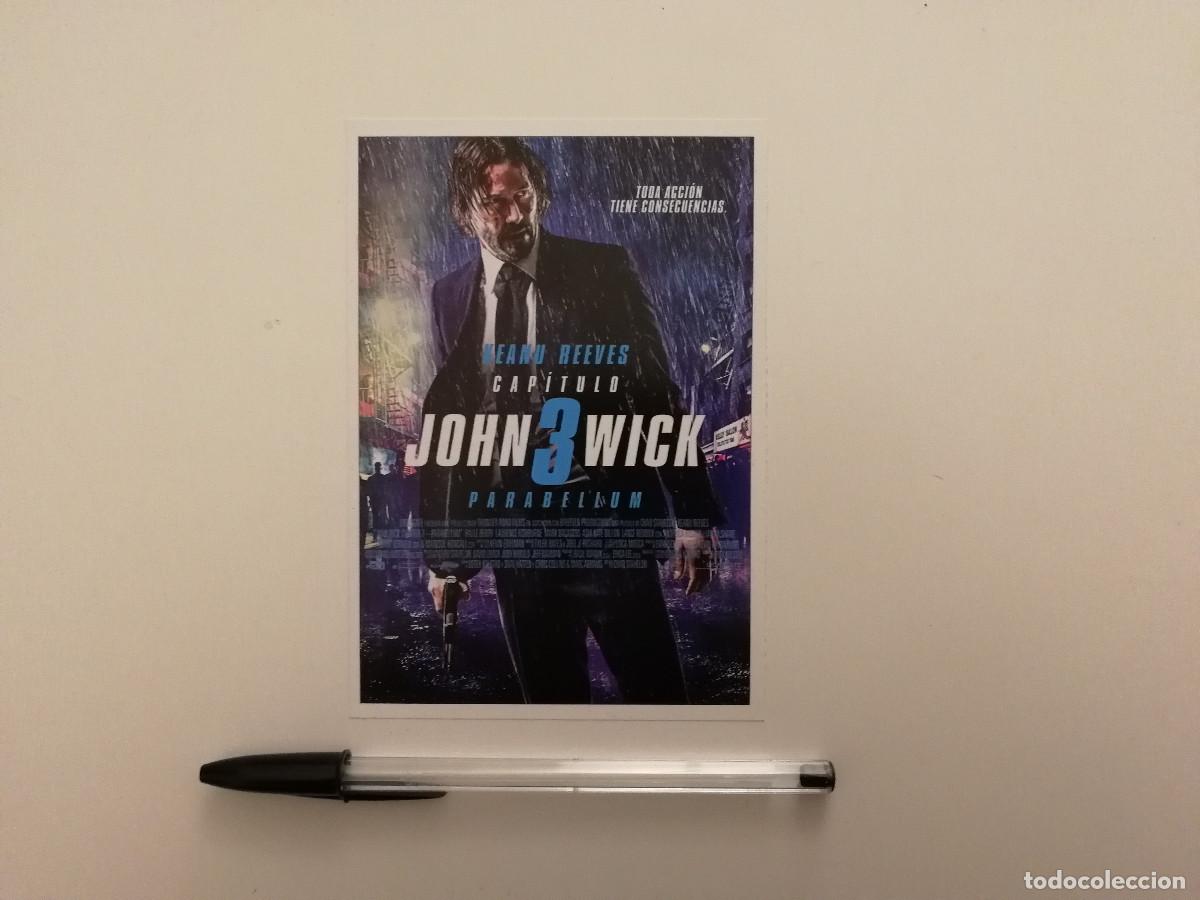 Cinema: FICHA COLECCIONABLE -10*15- JOHN WICK 3 - KEANU REEVES