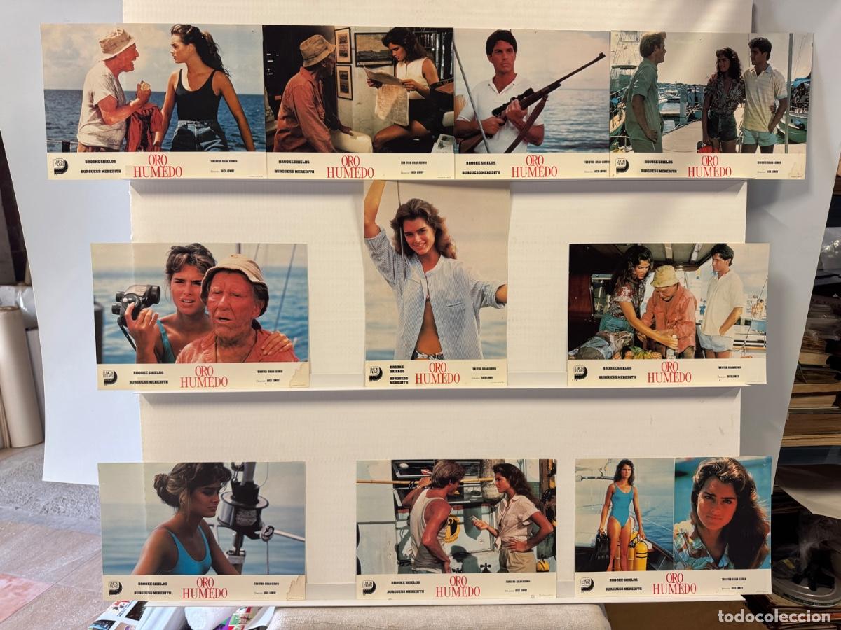 Cinema: Oro humedo, Burguess Meredith, Brooke Shields, 10 fotocromos