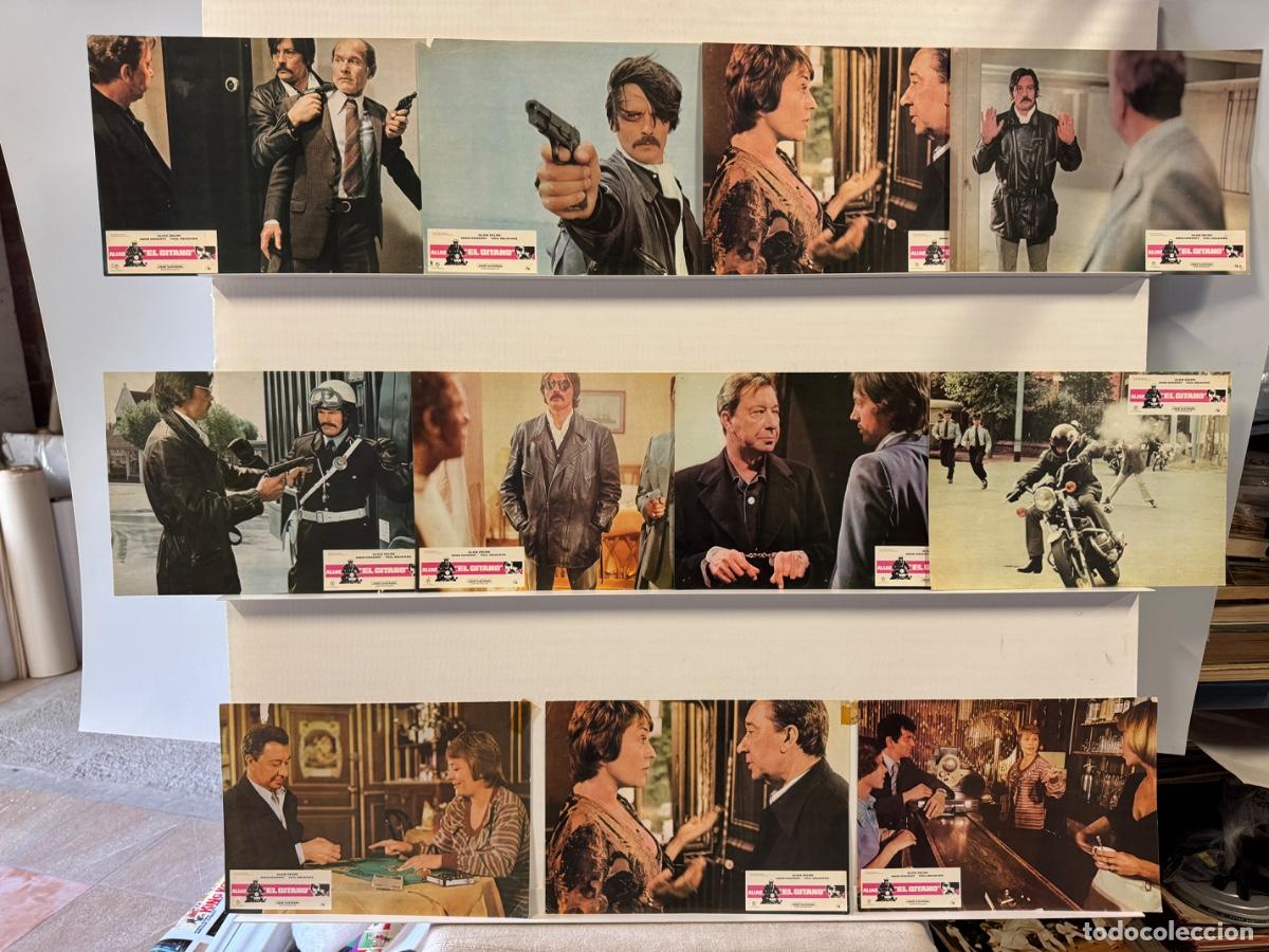 Cinema: Alias el gitano, Alain Delon, 11 fotocromos