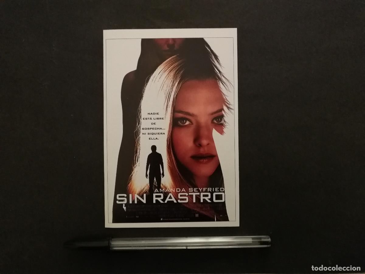 Cinema: FICHA COLECCIONABLE -10*15- SIN RASTRO - Amanda Seyfried