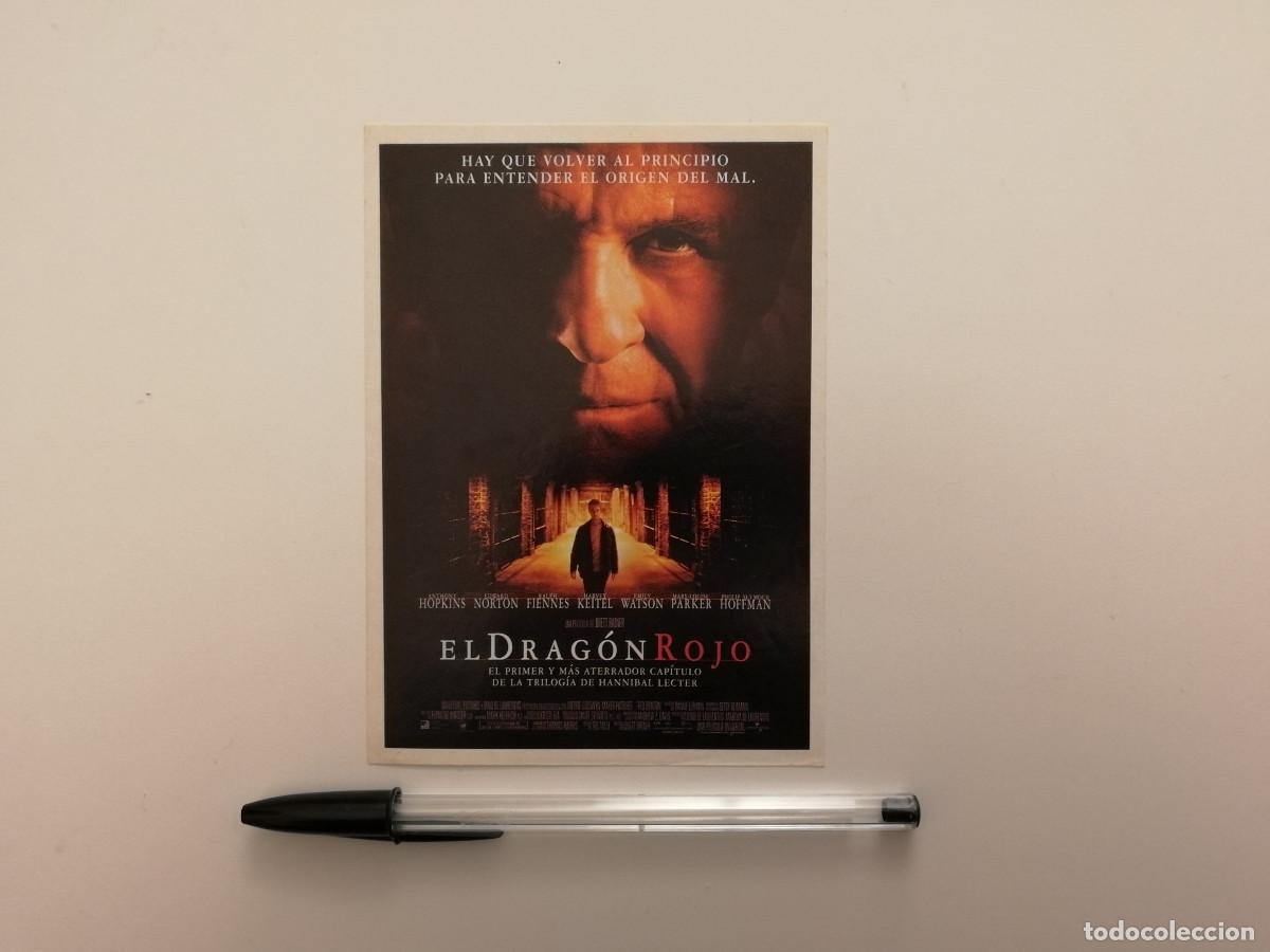 Cinema: FICHA COLECCIONABLE -10*15- EL DRAGON ROJO - EL SILENCIO DE LOS CORDEROS - TERROR