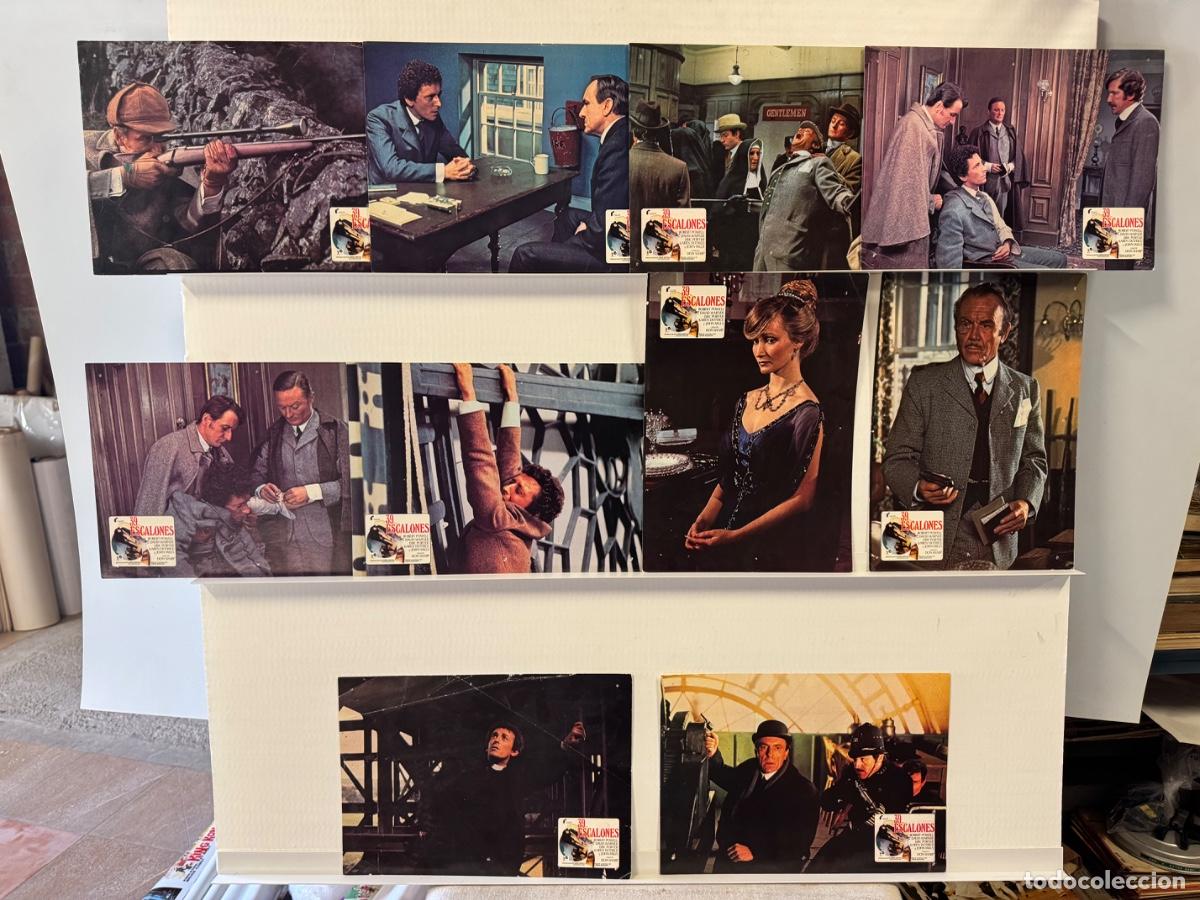 Kino: 39 escalones, Robert Powell, 10 fotocromos