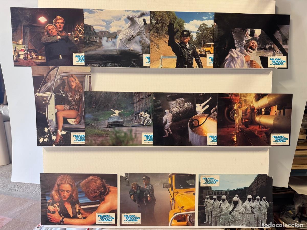Kino: Peligro&hellip; Reaccion en cadena, Steve Bisley, 11 fotocromos