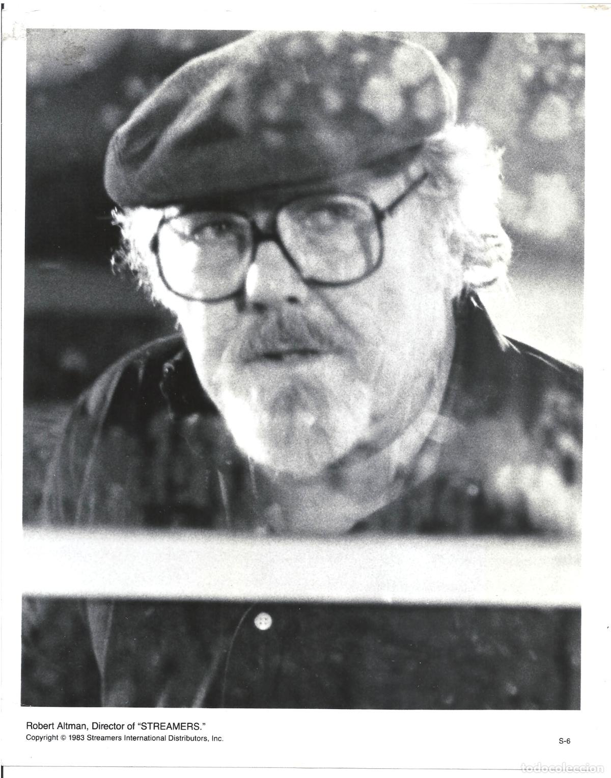 Cinema: F36195 ROBERT ALTMAN DIRECTOR DESECHOS streamers FOTO B/N ORIGINAL AMERICANA
