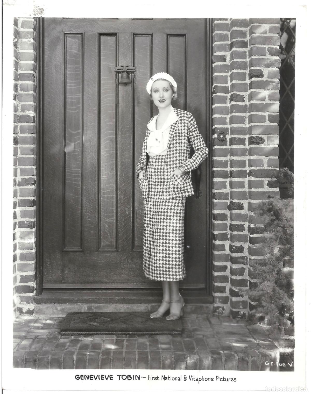 Cine: F36202 GENEVIEVE TOBIN FOTO B/N ORIGINAL AMERICANA