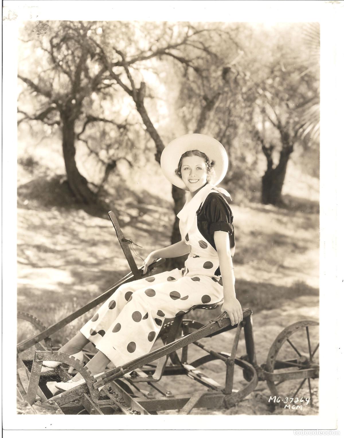 Cine: F36203 IRENE HERVEY FOTO B/N ORIGINAL AMERICANA