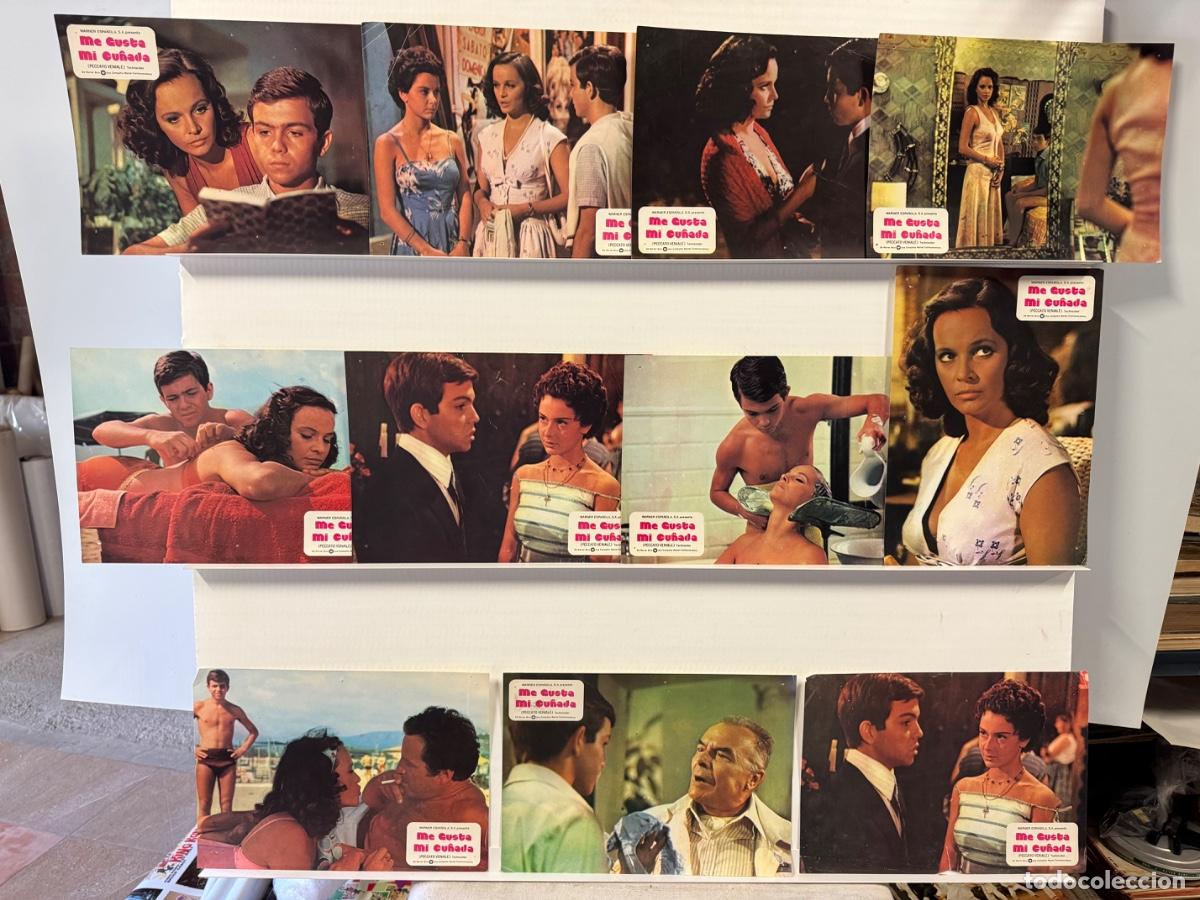 Kino: Me gusta mi cu&ntilde;ada, Laura Antonelli, 11 fotocromos