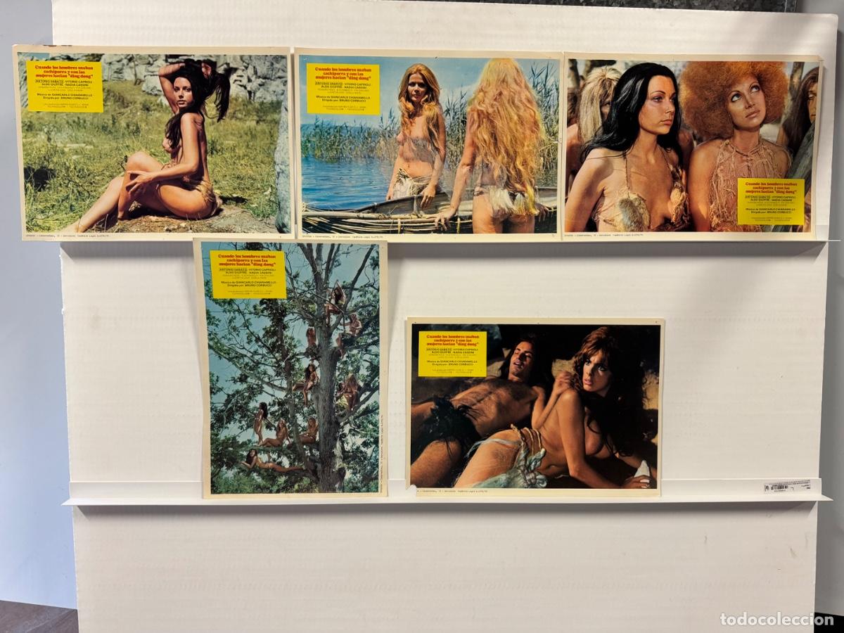 Kino: Cuando los hombres usaban cachiporra y con las mujeres&hellip;, Antonio Sabato, 5 fotocromos